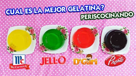 Gelatina Saludable Descubre Cu L Es La Mejor Opci N