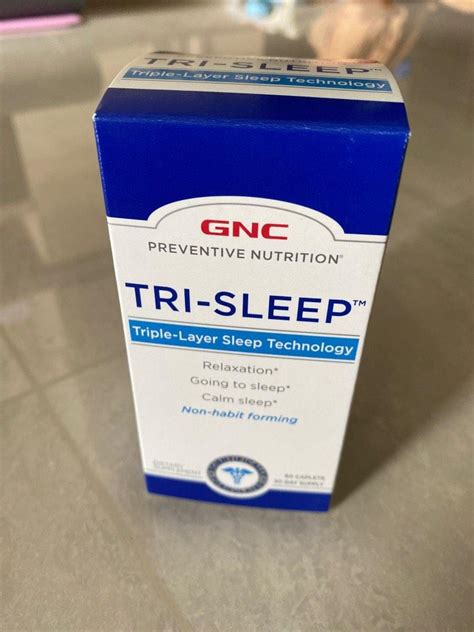 Gnc Tri Sleep Health And Nutrition Health Supplements Vitamins And Supplements On Carousell