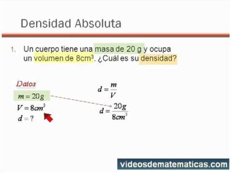 Concepto De Densidad Absoluta Y Relativa Marcus Reid Hot Sex Picture