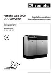 Remeha Gas 2000 ECO reminox Handbücher ManualsLib