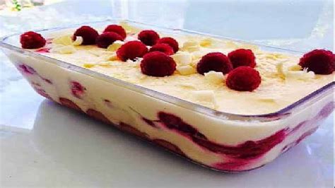 Fabuleux Tiramisu Au Chocolat Blanc Et Framboises Un Succulent