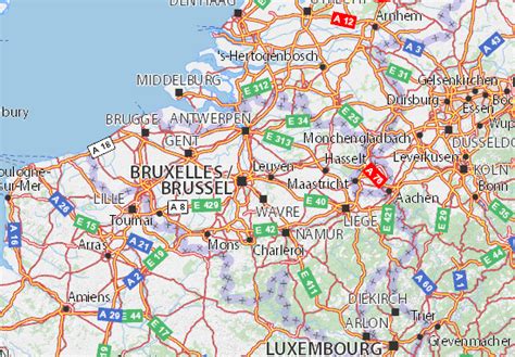 MICHELIN Vlaams-Brabant map - ViaMichelin