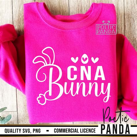 Cna Bunny Svg Png Cna Svg Hoppy Cna Svg Cna Easter Svg Nurse Bunny