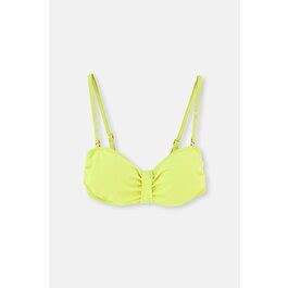 Sarı Luplu Straplez Tek Bikini Üst B0112Y0020 SR Dagi