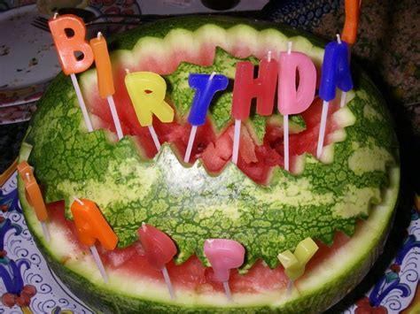 Happy Birthday Watermelon Cake Favorite Recipes Cake Watermelon Cake