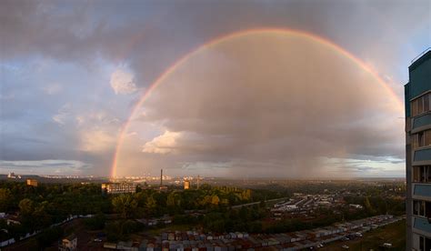 Фото город, киев, пейзаж, небо, дождь, київ, панорама, дощ, радуга, веселка