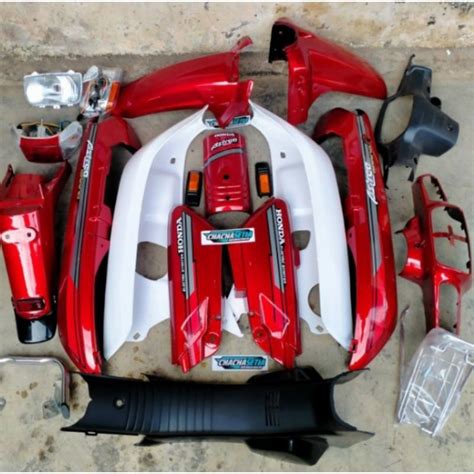 Jual Full Bodi Body Set Honda Astrea Grand Bulus 91 92 Warna Merah