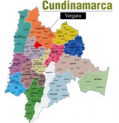 Cundinamarca Colonias Aspectos Geogr Ficos