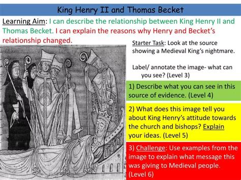 PPT - King Henry II and Thomas Becket PowerPoint Presentation, free ...