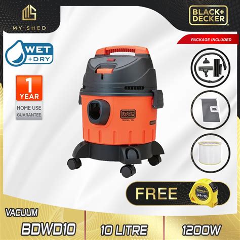 Black Decker Bdwd W L Wet Dry Vacuum Cleaner Blower