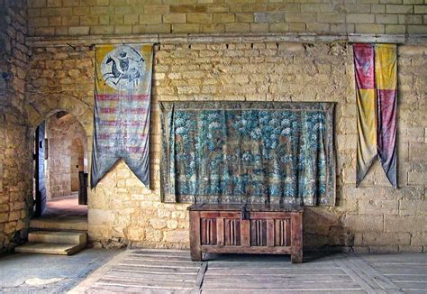 medieval castle banners | Castle Interior Photograph by Dave Mills - Castle Interior Fine Art ...