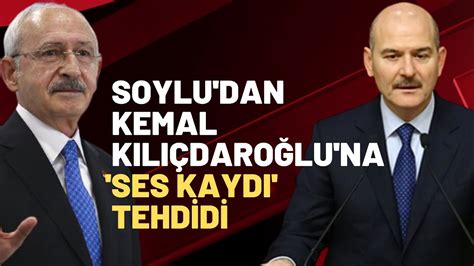 S Leyman Soylu Dan K L Daro Lu Na Ses Kayd Tehdidi Youtube