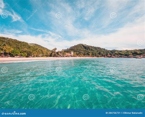 Beautiful Tropical Beach And Mountains In Redang Island Terengganu