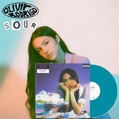 Olivia Rodrigo Sour Vinilo Lp Ed Limitada Color Azul Cuotas