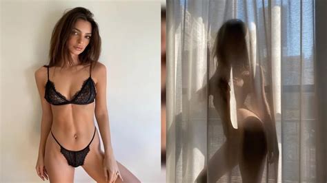 Emily Ratajkowski Poses Naked In Her Apartment During Lockdown Youtube