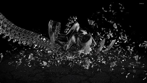 Broken Glass Skull Wallpaper Artistic Wallpapers 8631