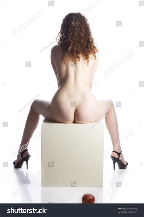 Naked Beautiful Woman On White Background Stock Photo 48057502 Shutterstock