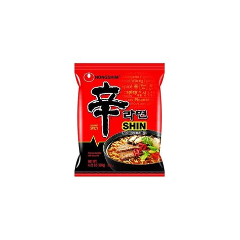 Buy Nong Shim Shin Ramyun Noodle Soup Hot And Spicy 120g X 5 Packs