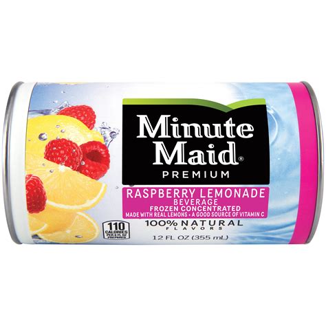 Minute Maid Frozen Beverage Concentrate Raspberry Lemonade 12 Fl Oz 355 Ml