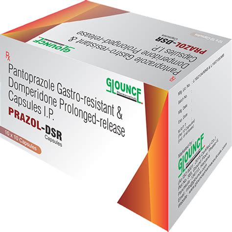 Prazol Dsr Capsules Glounce Pharmaceuticals