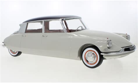 Miniature Citroen DS 1 12 Norev 19 Metallise Beige Rouge 1959 Voiture