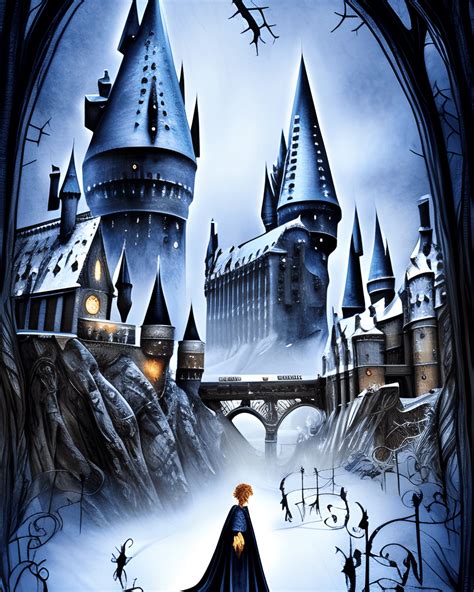 Harry Potter by Tim Burton Weta Digital Illustration · Creative Fabrica