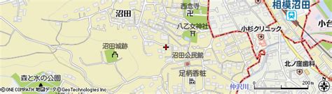 神奈川県南足柄市沼田243の地図 住所一覧検索｜地図マピオン