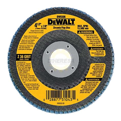 Dewalt DW8306 DISCO LAMINADO GR 40 41 2X7 8