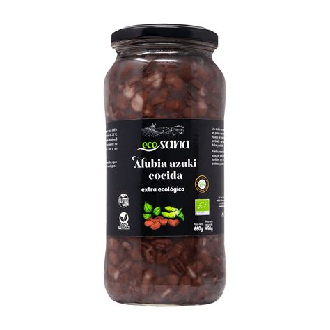 Cooked Azuki Beans Extra Bio G Ecosana Drasanvi English