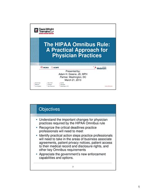 Fillable Online The Hipaa Omnibus Rule Fax Email Print Pdffiller