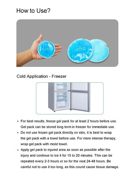 Reusable Hot And Cold Gel Beads Ice Pack Luminuscare