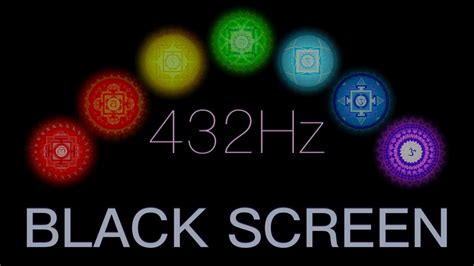 Full Night Black Screen All 7 Chakras Opening Balancing And Healing