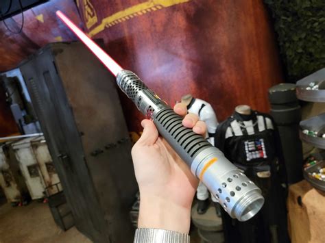 Select Lightsaber Hilts Off At Star Wars Galaxys Edge In