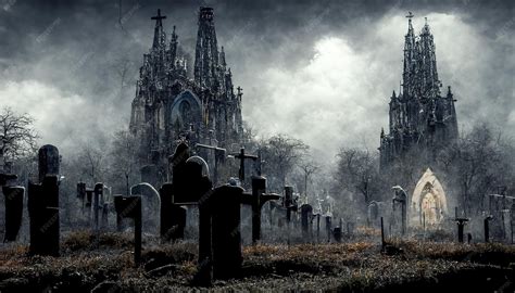 premium photo  abandoned cemetery