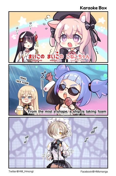 Azur Lane Talent Show 🎤 — Hiei Kisaragi Bismarck U 556 Sheffield R Azurelane