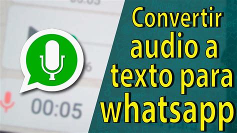 Como Convertir Audio A Texto En Whatsapp Trucos Whatsapp 2019 YouTube