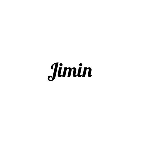 Jimin Logo In Jimin Logo