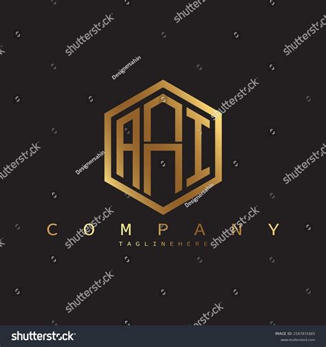 Aag Letter Logo Design On White Stock Vector Royalty Free 2167831665