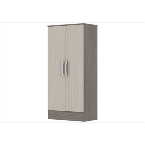 Guarda Roupa Multiuso B14 02 Portas Pés Gris Palha Briz