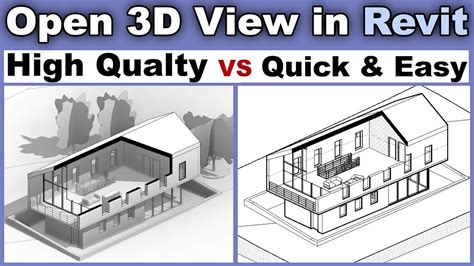 Open 3D View In Revit Tutorial YouTube