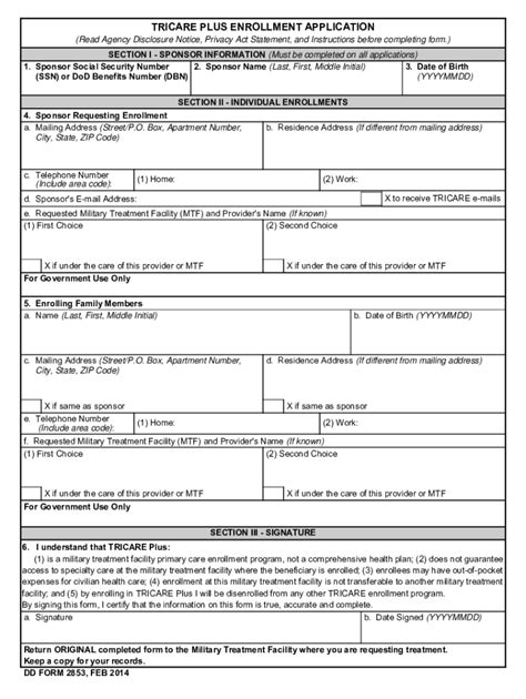 Dd Form 2853 Fill Out And Sign Online Dochub