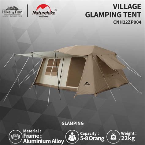 Jual Tenda Camping Naturehike Tent Village 13 CNH22ZP004 5 8P Shopee