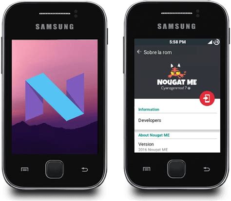 Install Android Nougat Rom On Galaxy Y S