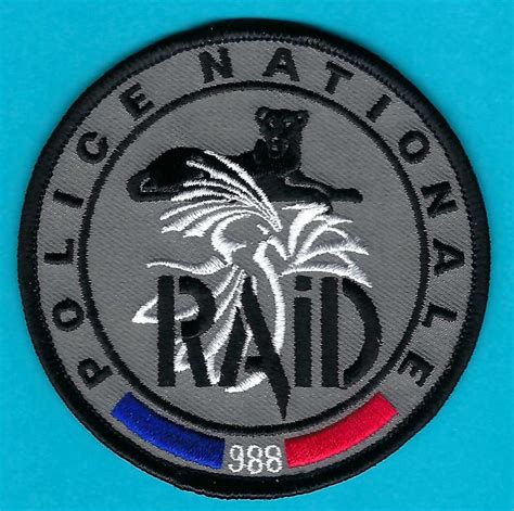 France National Gendarmerie RAID SWAT Team Police Patch