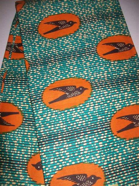 African Print Fabric Ankara Fabric African Prints African Art Bird