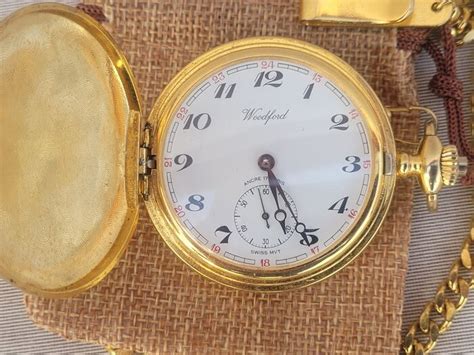 Woodford Gold Plated Full Hunter Pocket Watch No Reserve Catawiki