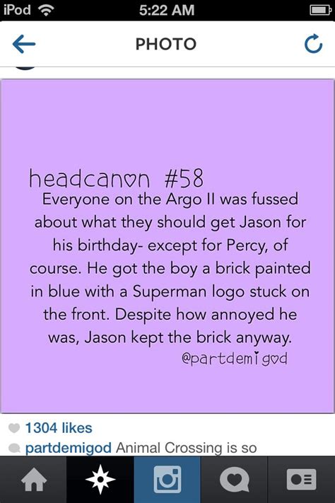 Knowing Percy He Probably Threw The Brick At Jason Percy Jackson Books Percy Jackson Funny