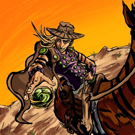 Gyro art by me :)) : r/StardustCrusaders