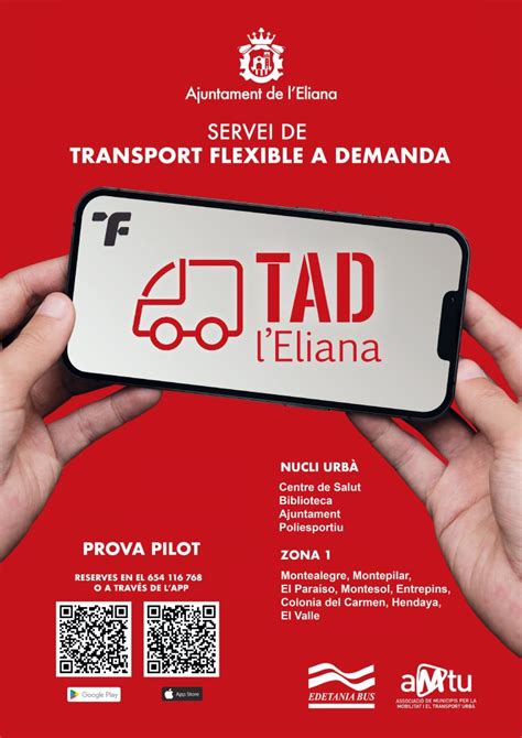 El Servei De Transport A Demanda De L Eliana Ha Unificat Les Zones I