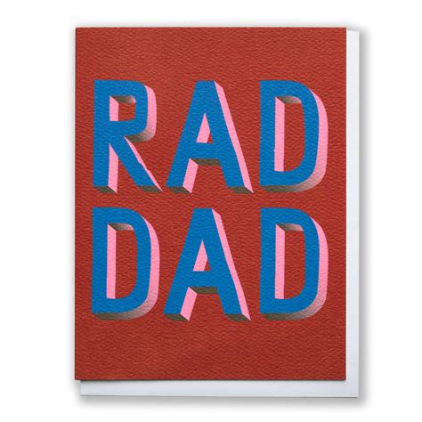 Rad Dad Note Card — Banquet Atelier & Workshop Ltd